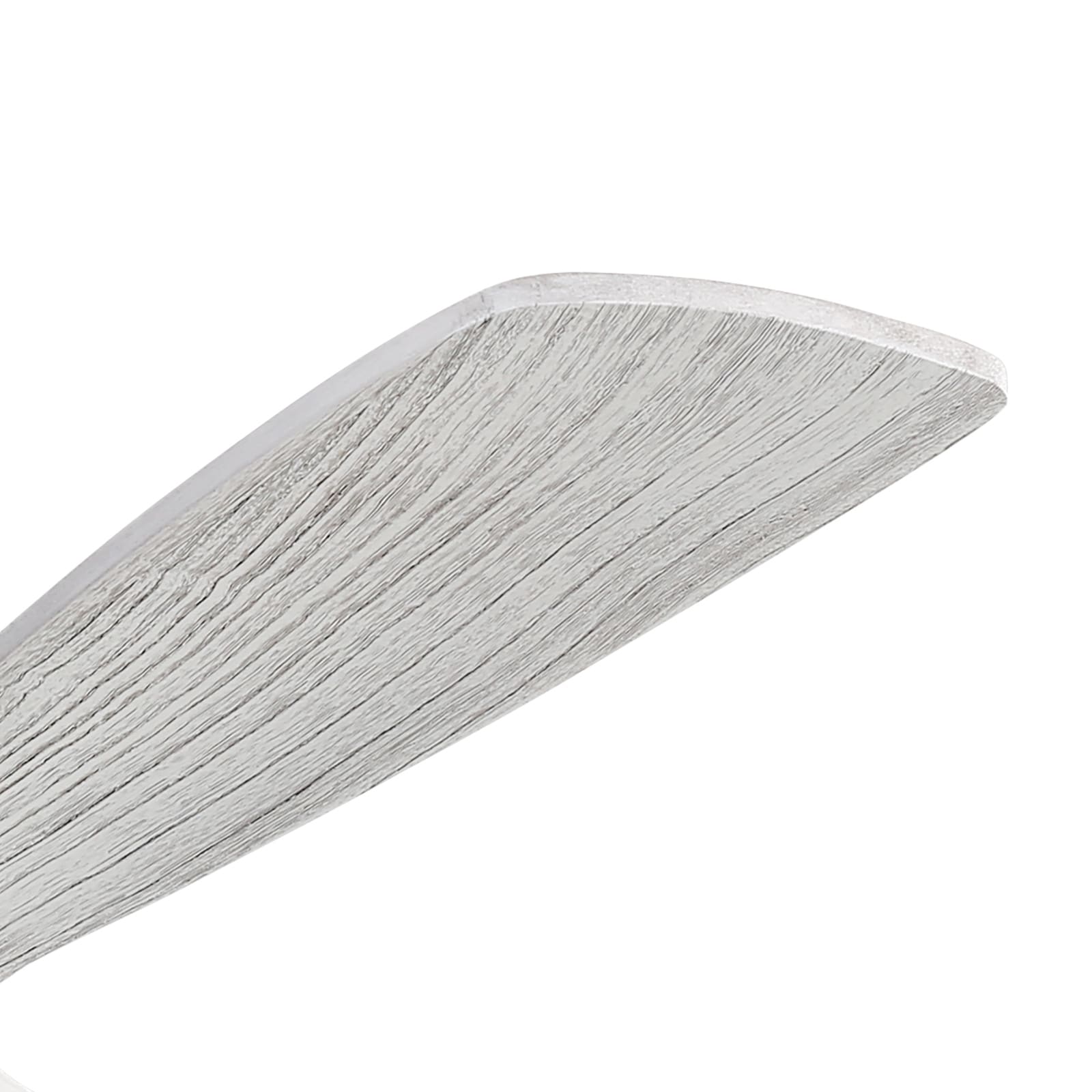 Ventilateur de plafond moderne en bois massif/ABS de 52 pouces avec télécommande (sans lumière), 6 vitesses de vent, flux d'air réversible