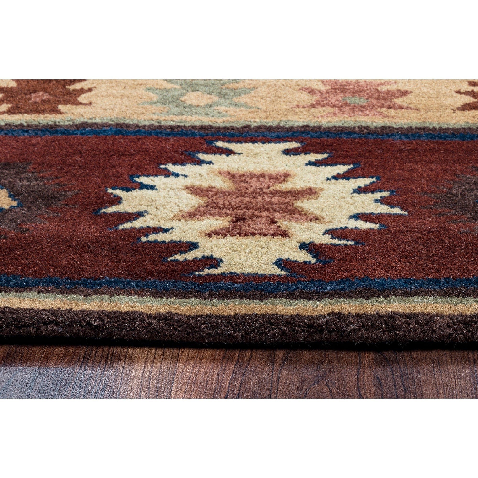 Tapis en laine touffeté à la main Alora Decor Ryder Southwestern