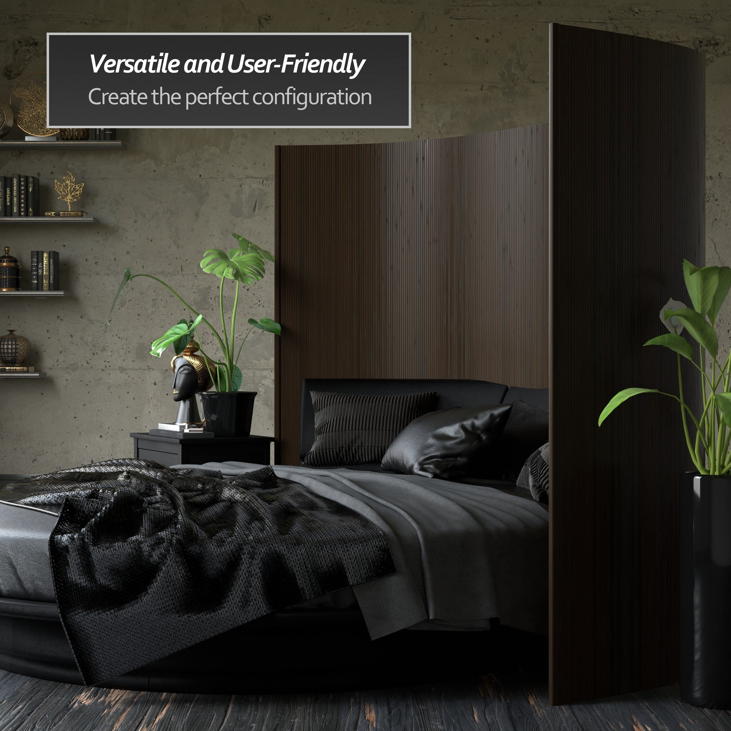 Paravent en bambou fait main de 6 pieds (Chine)