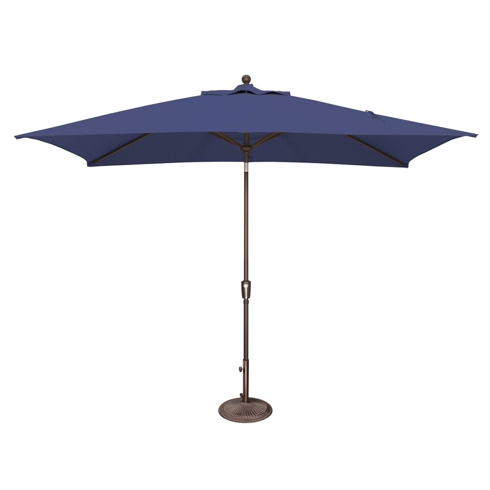 Parasol inclinable rectangulaire à bouton-poussoir SimplyShade Catalina de 10 pieds