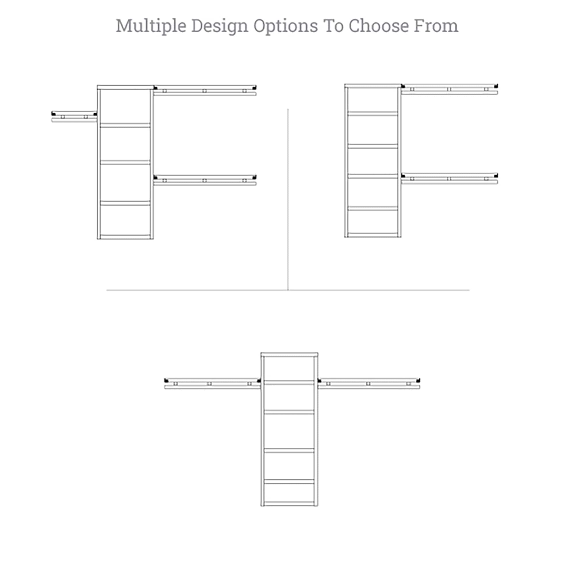 Système de placard intégré Simplicity en bois massif John Louis Home, érable miel