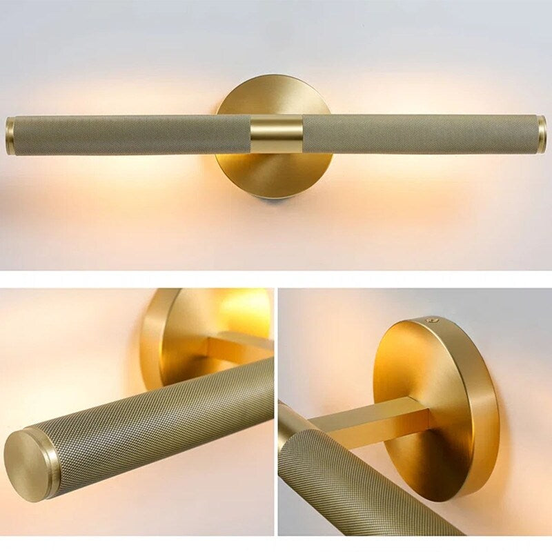 Appliques murales modernes KAYLA, appliques murales en laiton, applique murale de salle de bain pour salon, éclairage d'intérieur - N/A