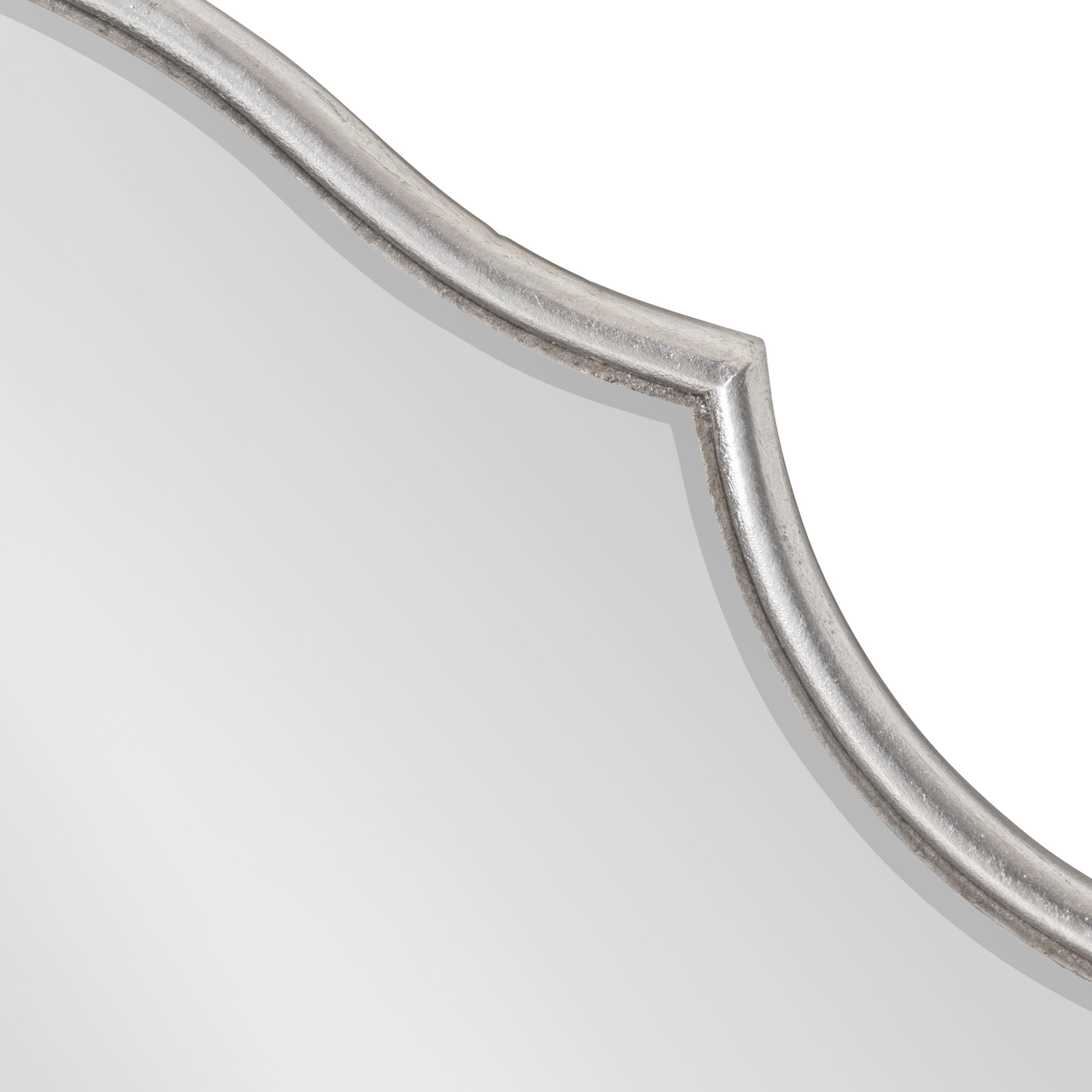 Miroir mural ovale festonné Kate et Laurel Leanna