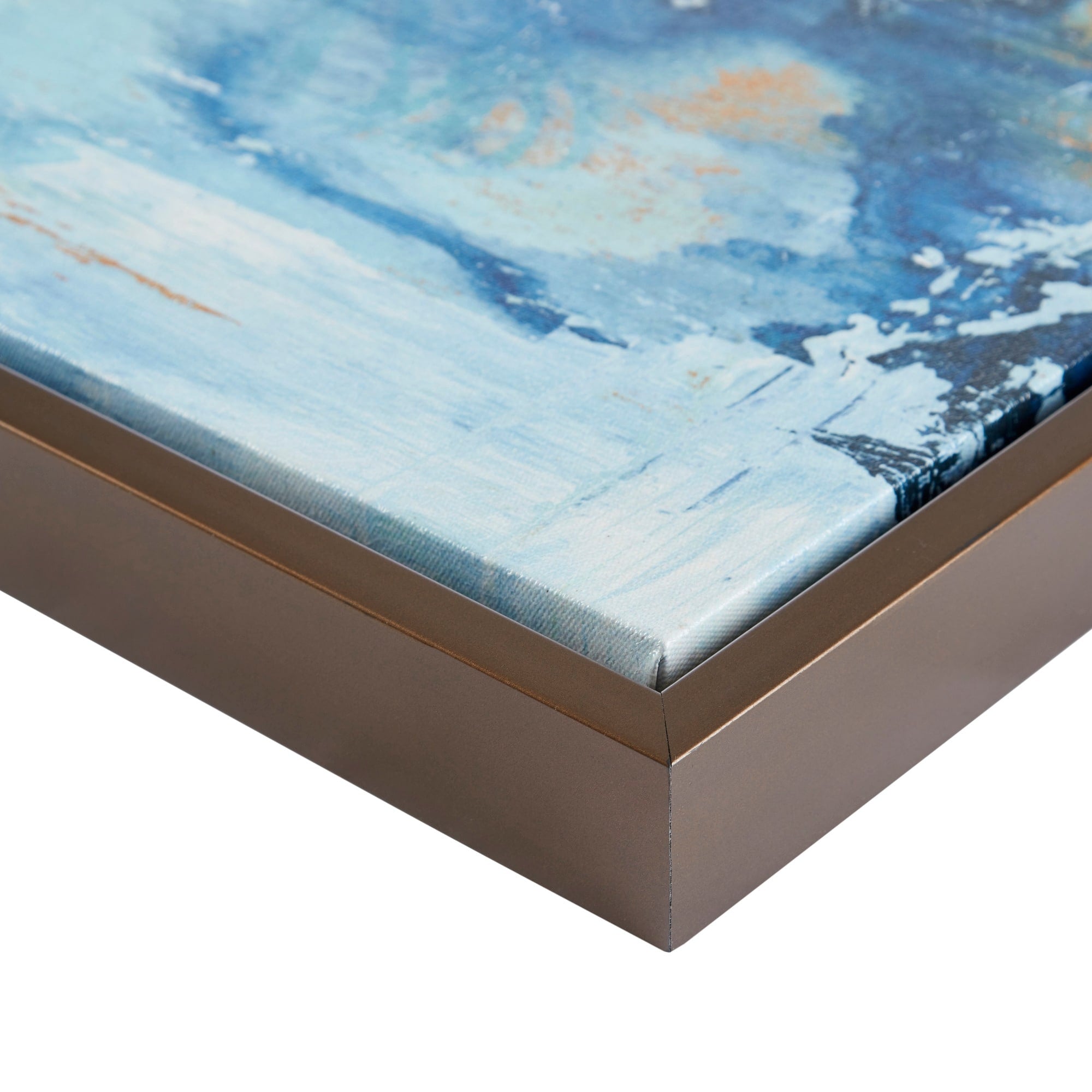 Ensemble de 5 toiles encadrées Madison Park Blue Horizon