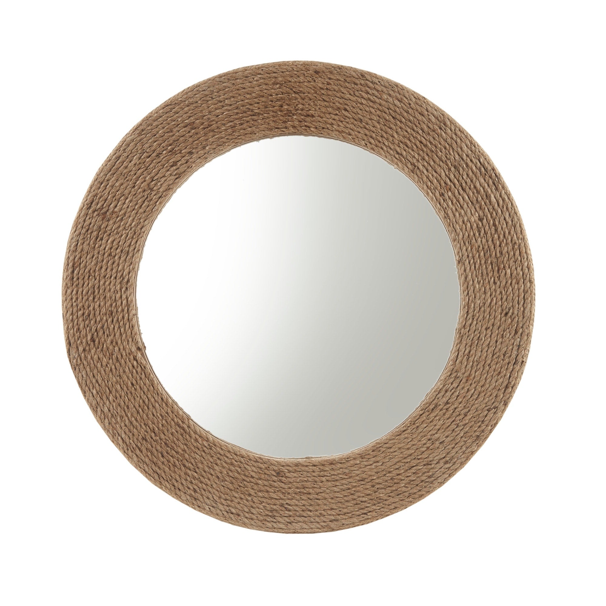Miroir mural rond en corde de jute naturelle Madison Park Cove 26