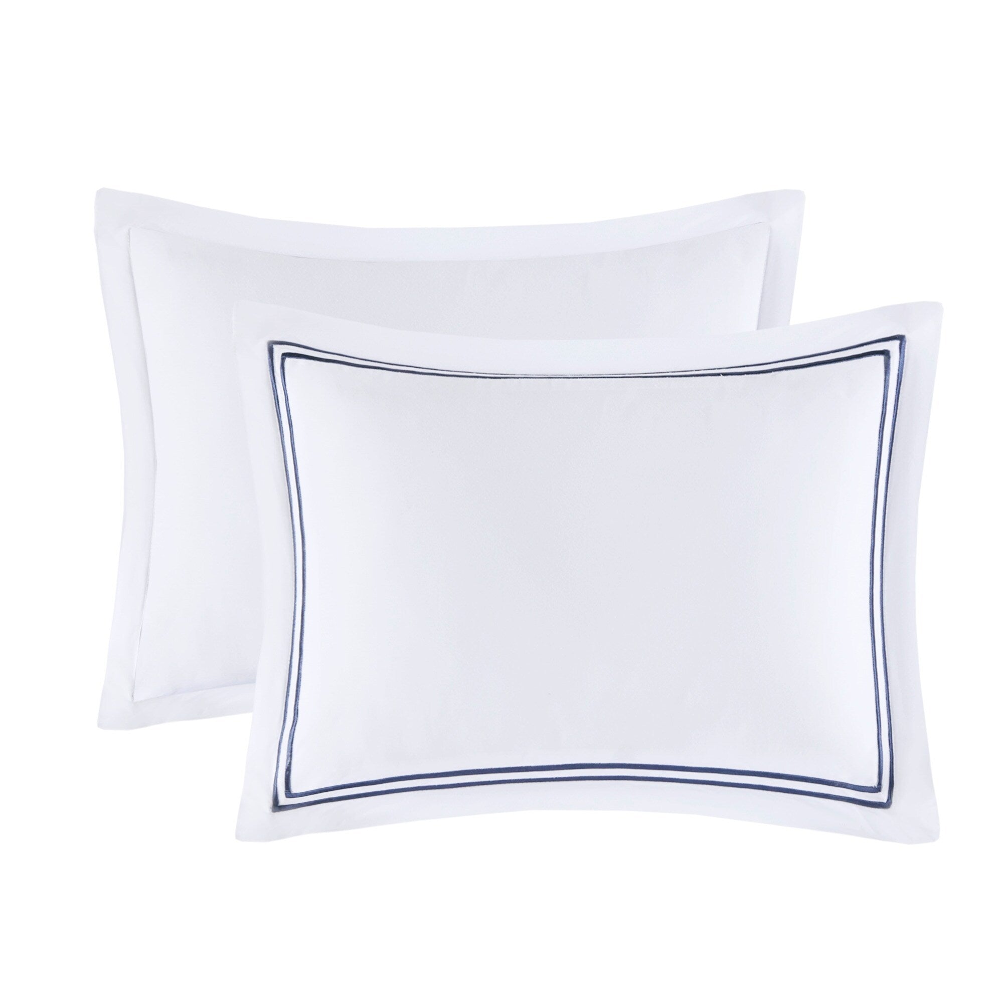 Parure de lit Madison Park Signature 500 fils au pouce carré, 100 % satin de coton brodé, collection de luxe