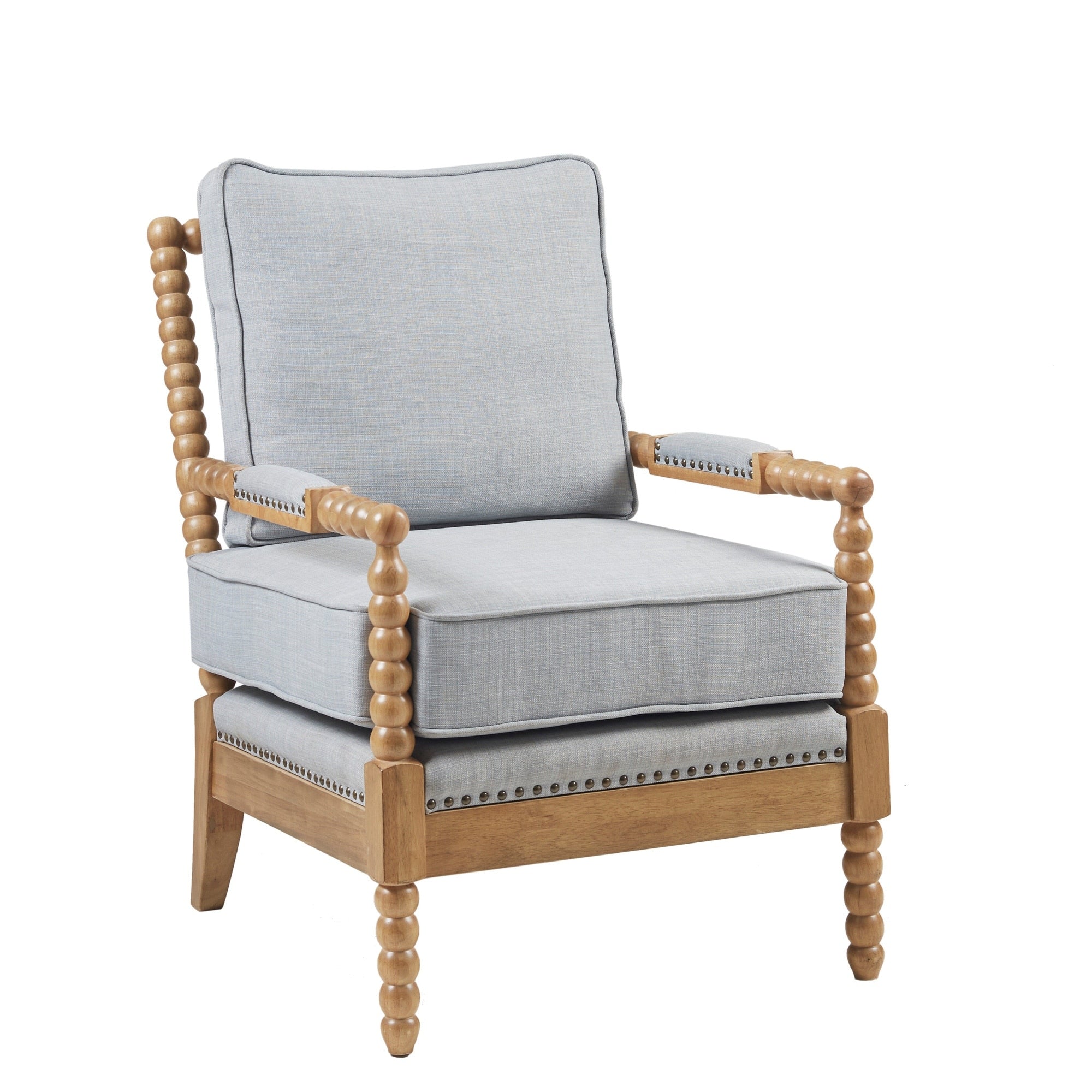 Fauteuil à cadre en bois tourné Madison Park Donohue