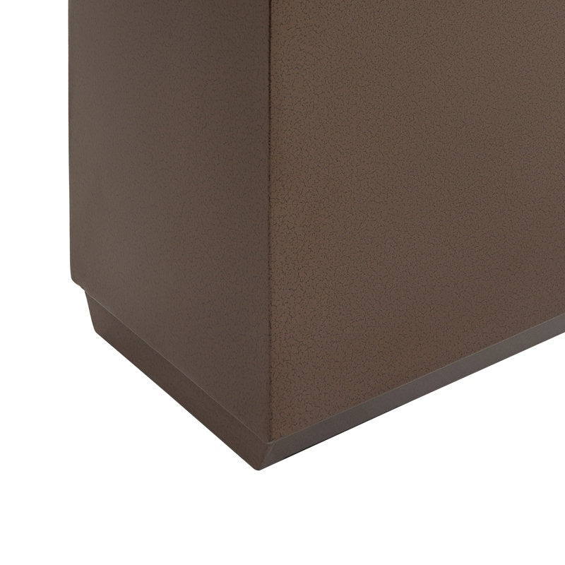 Jardinière métallique robuste pour plantes d'extérieur, 96 x 25 x 76 cm (L x l x H) - 96 x 76 x 25 cm (l x l x H)