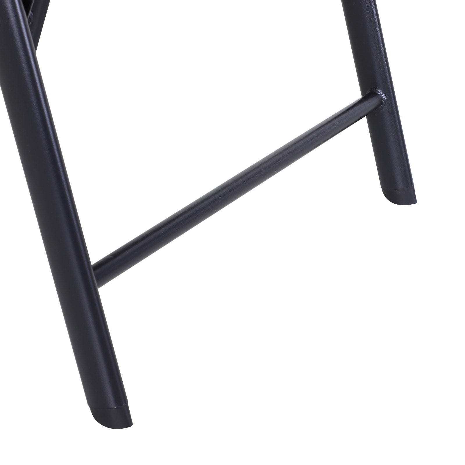 Ensemble de 4 chaises de patio pliantes Outsunny au design simple et chic, confortables pour la terrasse, le jardin, la cour et les voyages