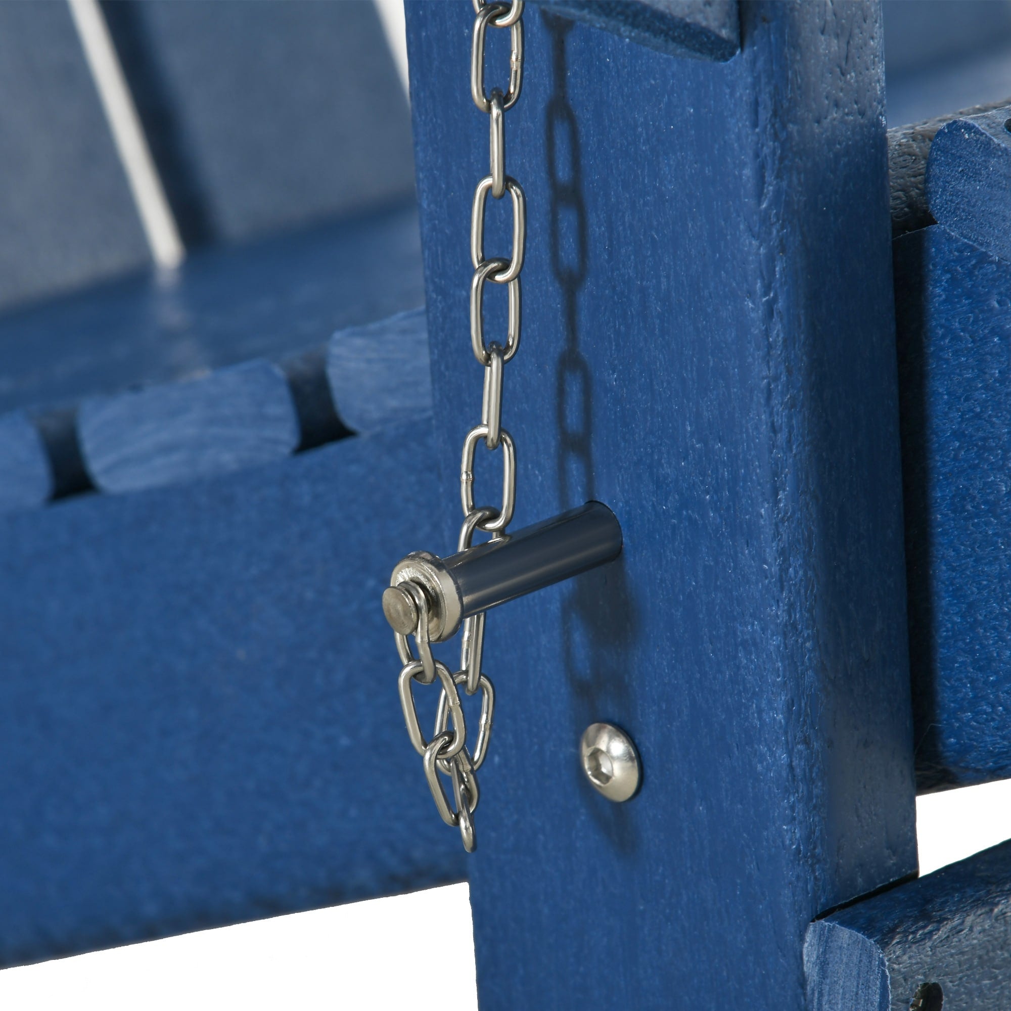 Chaise pliante Adirondack Outsunny, chaises de plage pliantes en plastique PEHD pour terrasse et jardin