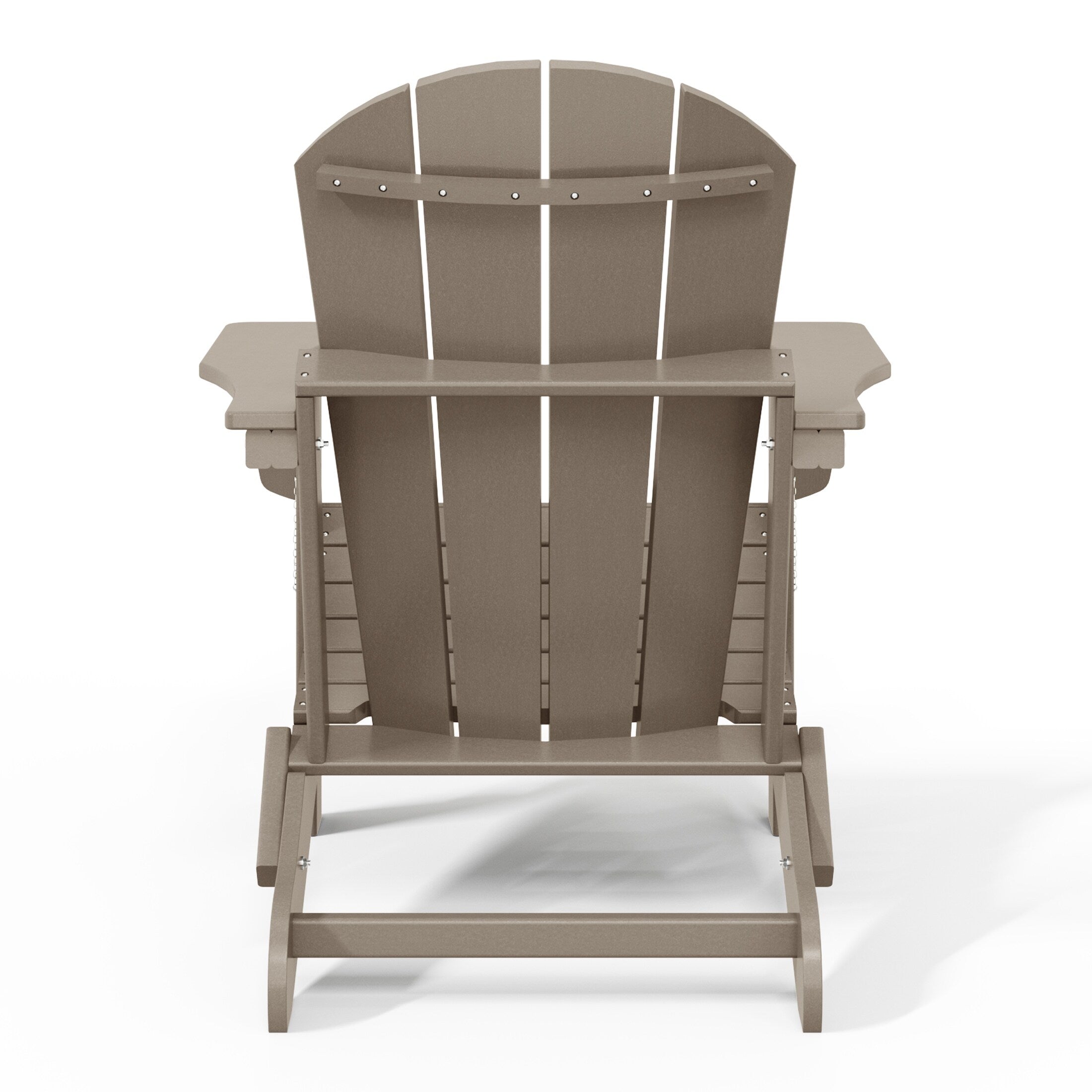 Chaises pliantes Adirondack Polytrends Laguna résistantes aux intempéries (lot de 2)