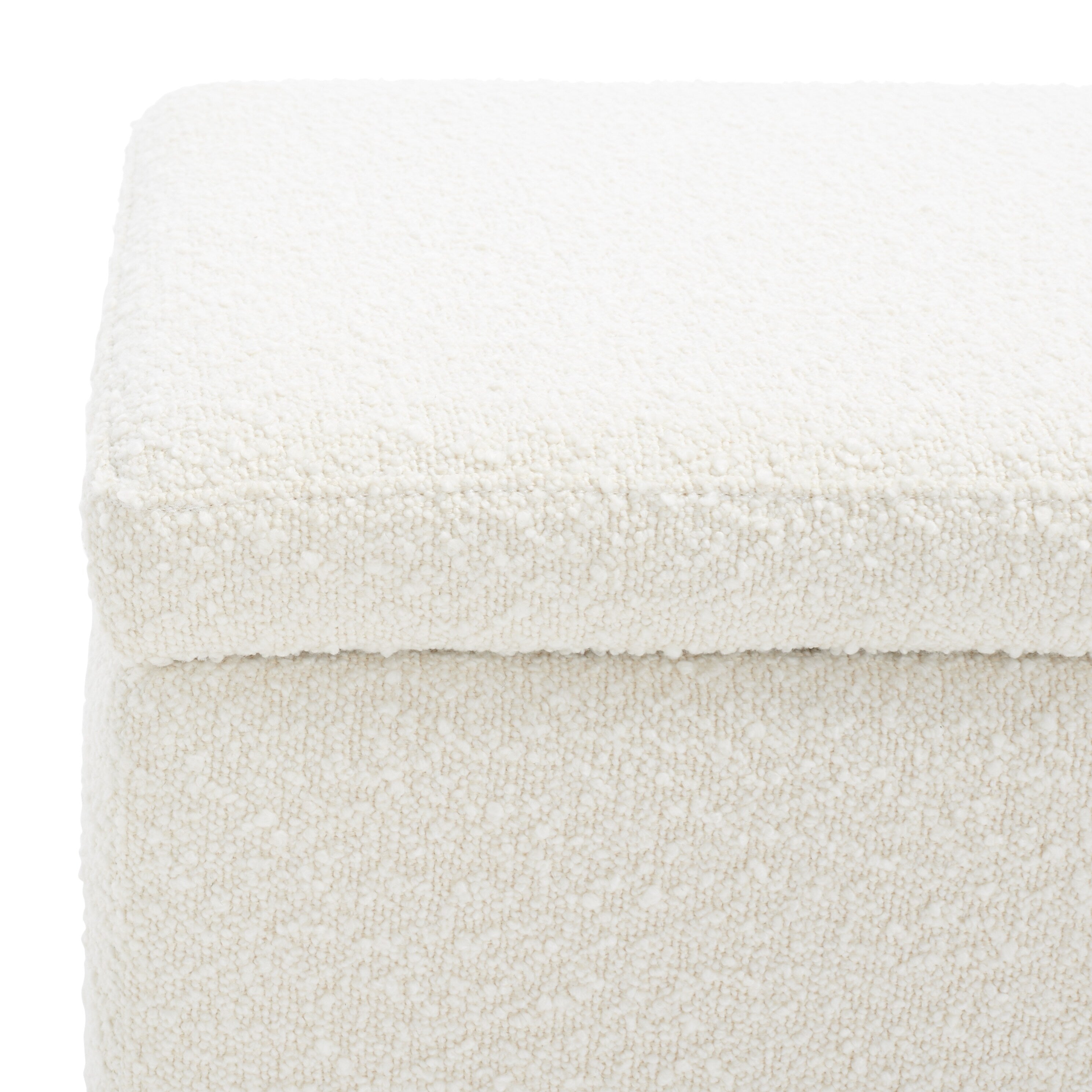 Banc de rangement SAFAVIEH Couture Sunneva Boucle - 61 po L x 20 po P x 19 po H - 61L x 20P x 19H