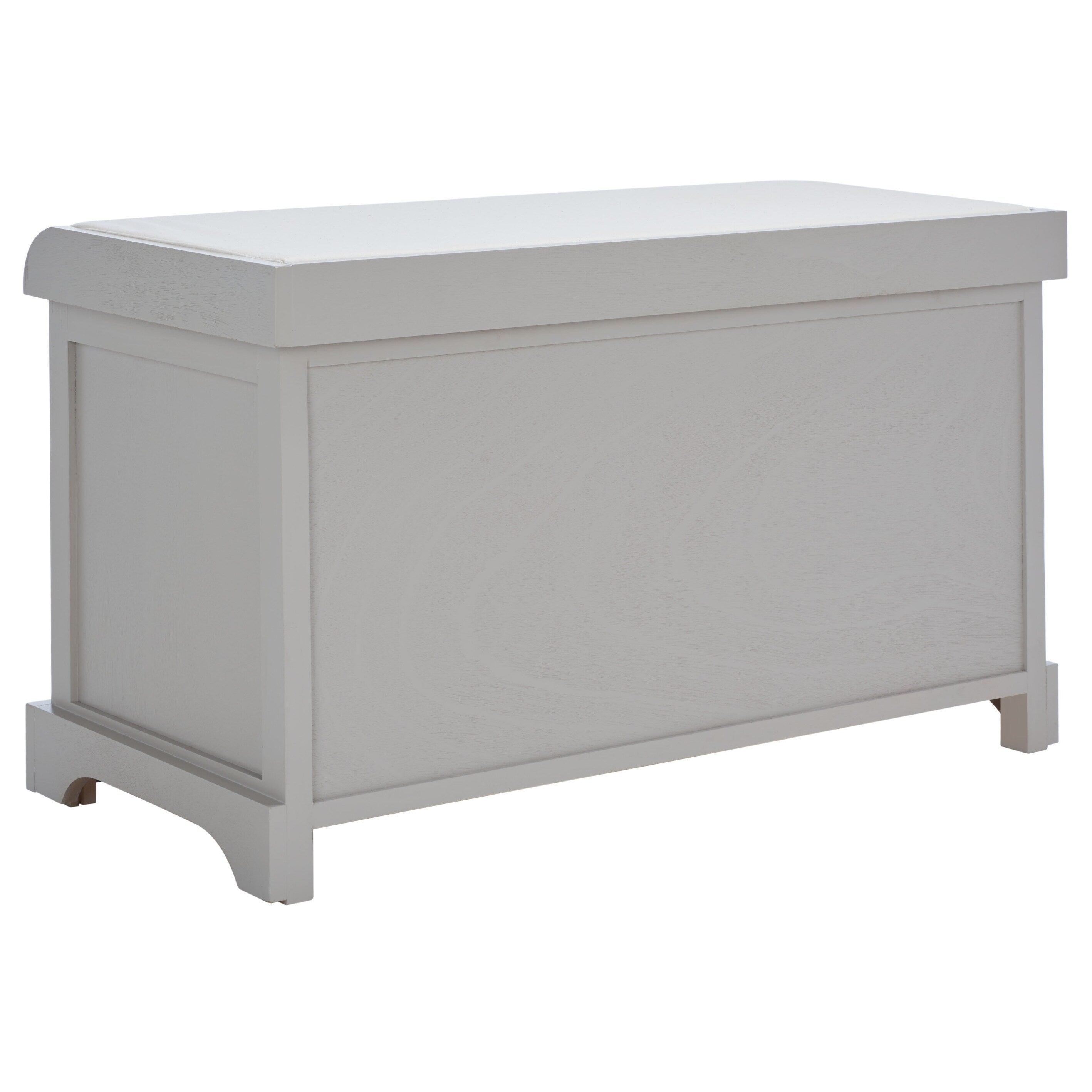 Banc de rangement tressé marron Euphemia de SAFAVIEH - 33,5 x 16,1 x 19,9 - 34 L x 16 P x 20 H
