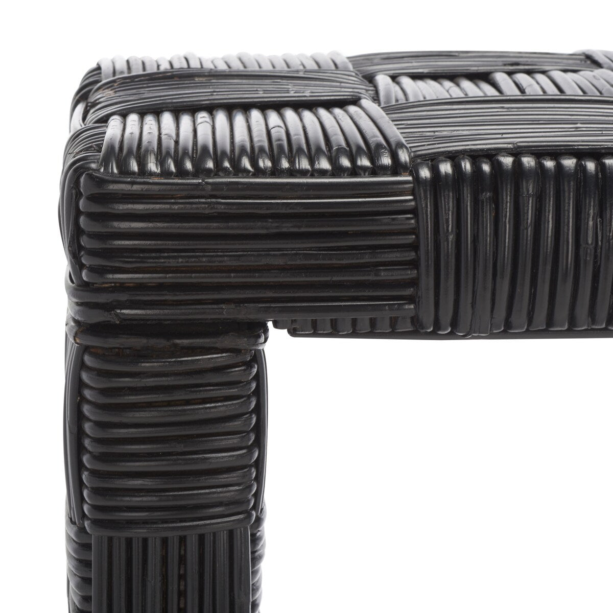 Console en rotin Mindel SAFAVIEH - 51 L x 14 P x 32 H