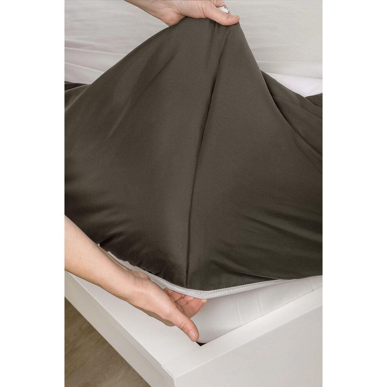 Parure de lit de luxe avec fermeture éclair Siscovers Pewter Bunkie