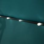 Parasol de terrasse éclairé à énergie solaire de 3 m avec pied