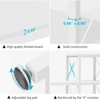 Bibliothèque échelle à 12 étagères, bibliothèque d'angle industrielle