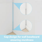 Rackcog Organiseur de placard réglable de 120 pouces avec tiroirs, système de placard avec étagères de bricolage pour placards et dressings