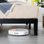 Cadre de lit plateforme classique en bois massif 12