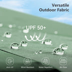 Parasol double extra large de 15 pieds pour patio double face de MAISON ARTS avec base incluse