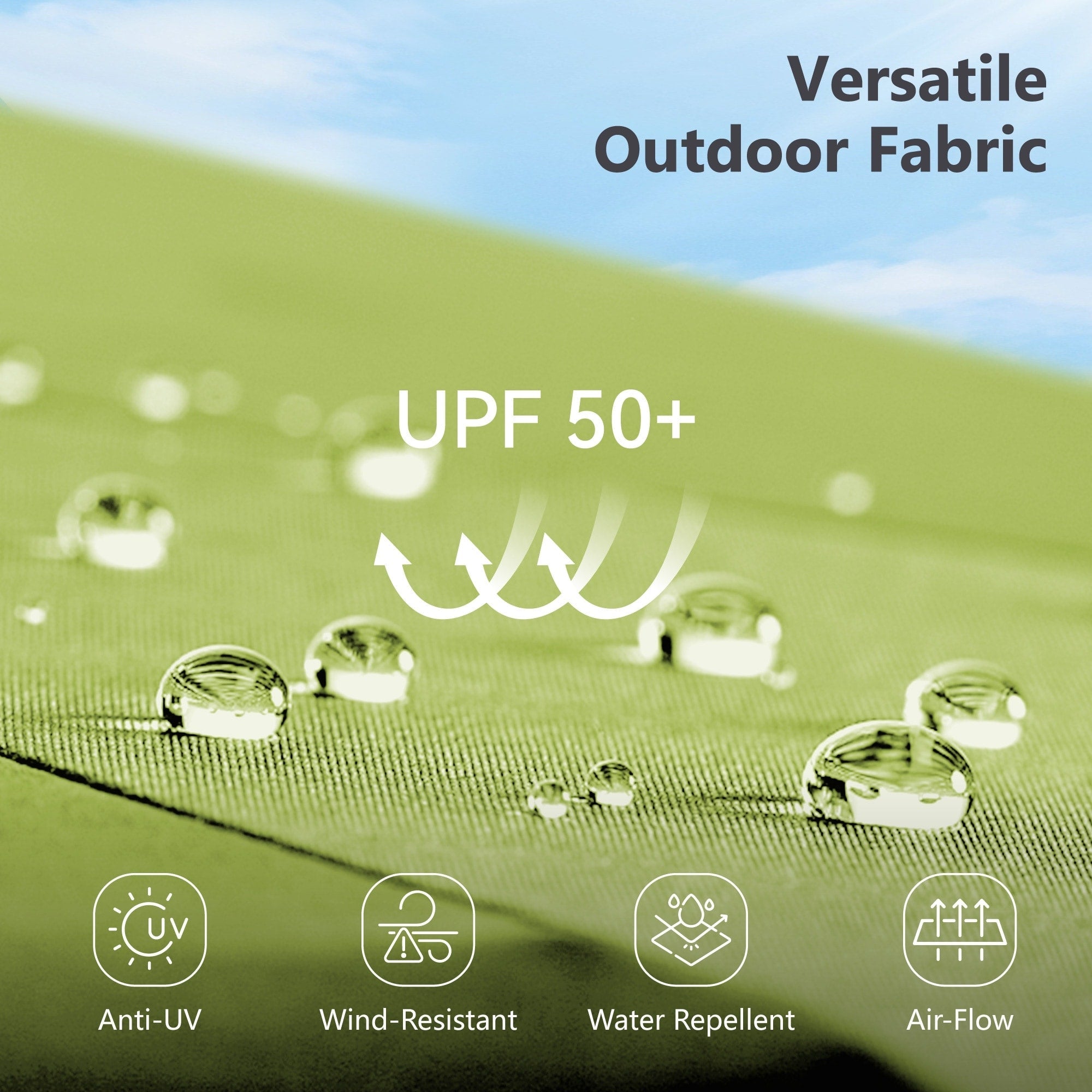 Parasol double extra large de 15 pieds pour patio double face de MAISON ARTS avec base incluse