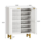 Meuble de rangement à chaussures 24 paires avec porte pour entrée et salon