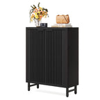 Meuble de rangement à chaussures 24 paires avec porte pour entrée et salon