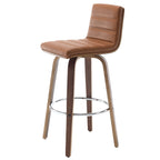 Tabourets de bar/comptoir pivotants en similicuir 26/29, lot de 2/3