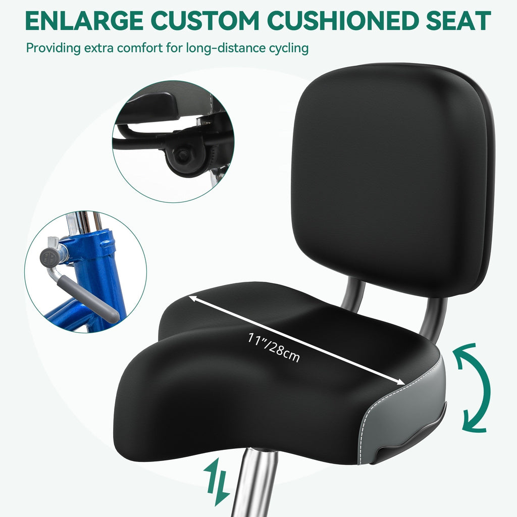 Tricycle adulte 26 pouces, 3 roues, 7 vitesses