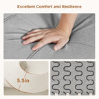 Canapé-lit 3 en 1 réglable, canapé-lit gigogne, convertible et pliable pour salon