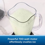 Mélangeur à récipient en plastique 5 vitesses, 6 tasses, 700 watts - 6 tasses