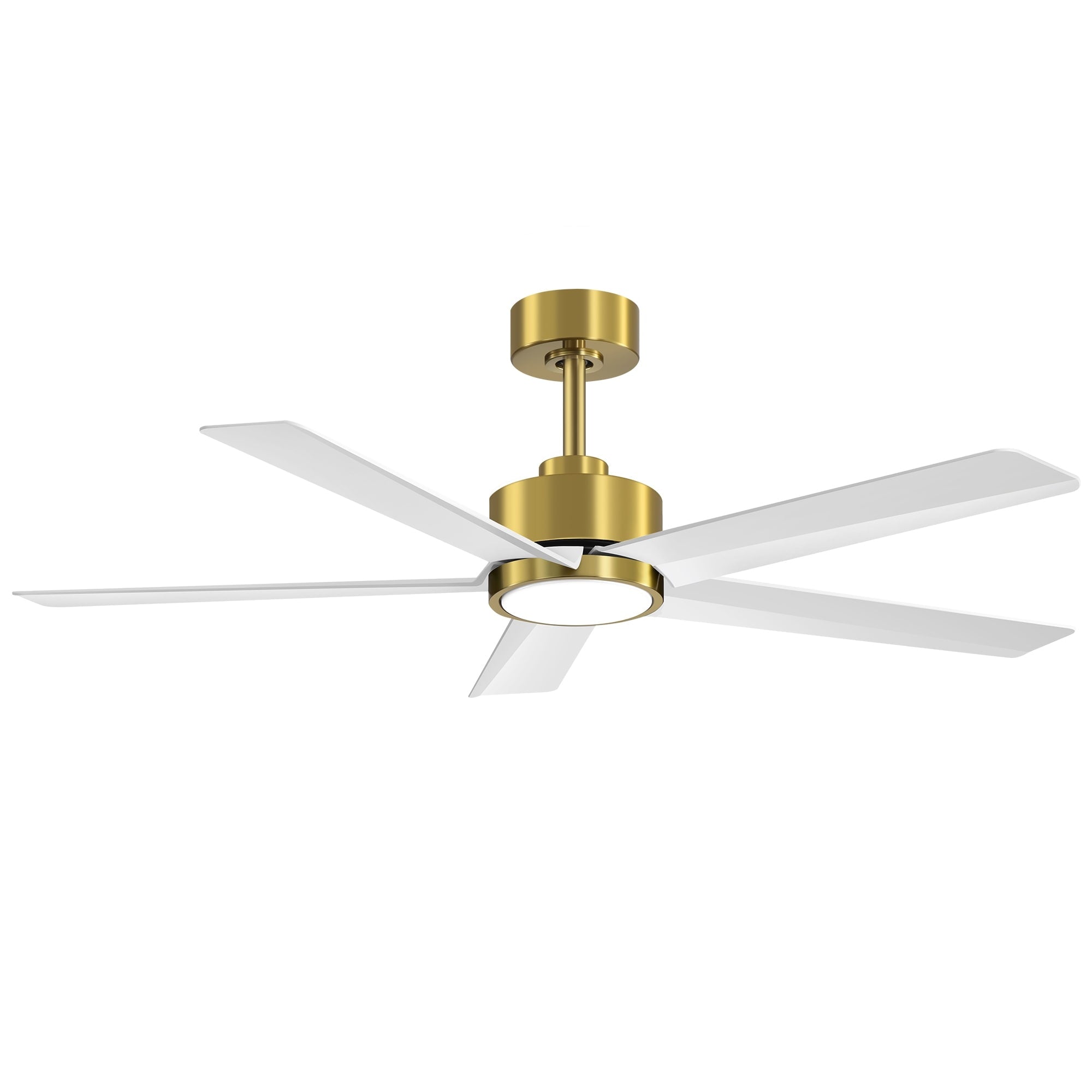 Ventilateur de plafond LED Breezary 65/52/42 à 5 pales avec kit d'éclairage et télécommande