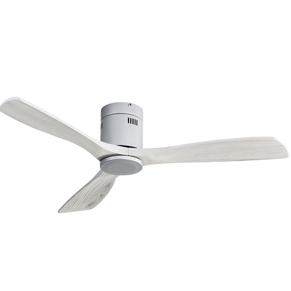 Ventilateur de plafond encastré Sofucor 52 pouces avec télécommande, moteur réversible et éclairage intégré en option