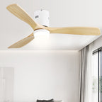 Ventilateur de plafond encastré Sofucor 52 pouces avec télécommande, moteur réversible et éclairage intégré en option