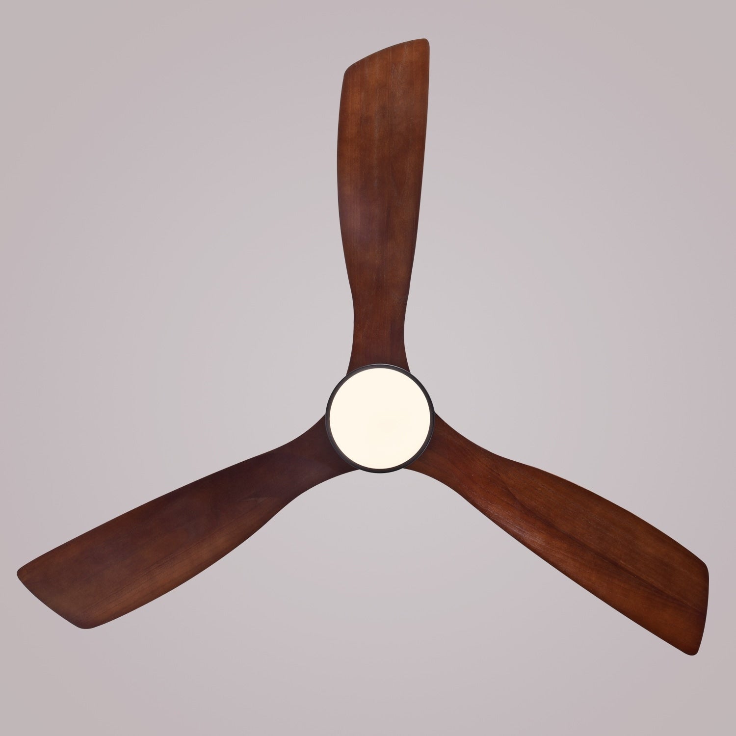 Ventilateur de plafond d'intérieur en bois Sofucor 52 avec télécommande et éclairage intégré en option