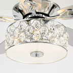 Ventilateur de plafond moderne à 4 lumières avec télécommande