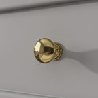 Buffet blanc laqué de 59,1 pouces, style contemporain et moderne du milieu du siècle