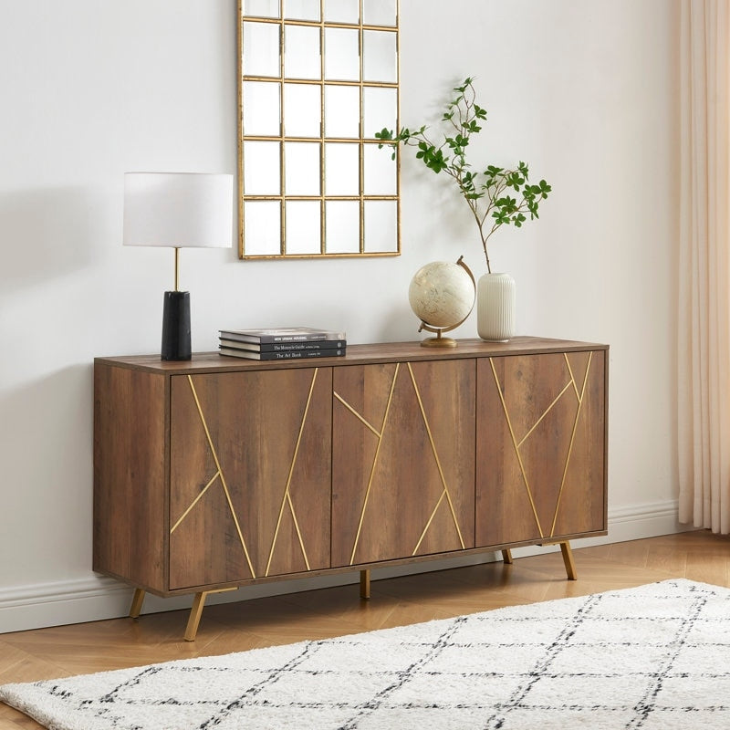 Buffets et buffets en bois de 63 po de largeur