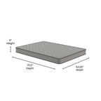 Matelas hybride à ressorts et plateau moyen