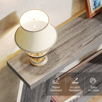 Console de canapé en bois rustique de 70,9 pouces de long avec étagère de rangement