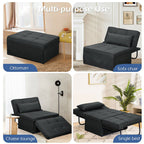 Canapé-lit convertible, canapé-lit, fauteuil inclinable, ottoman, pliable, pour salon