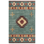 Tapis en laine touffeté à la main Alora Decor Ryder Southwestern