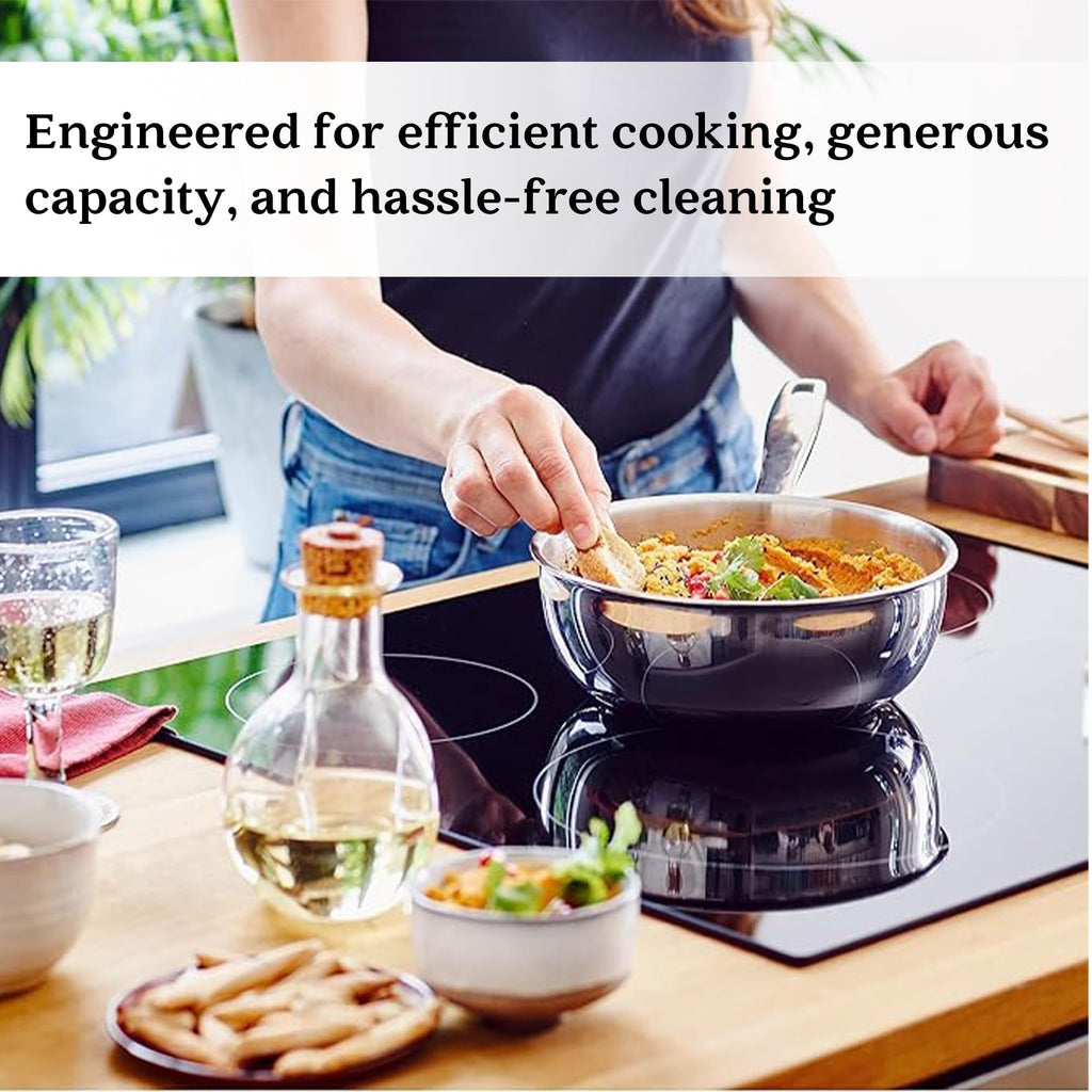 Saucière Alva Maestro en acier inoxydable 5 plis - 1,6 pinte. Non toxique