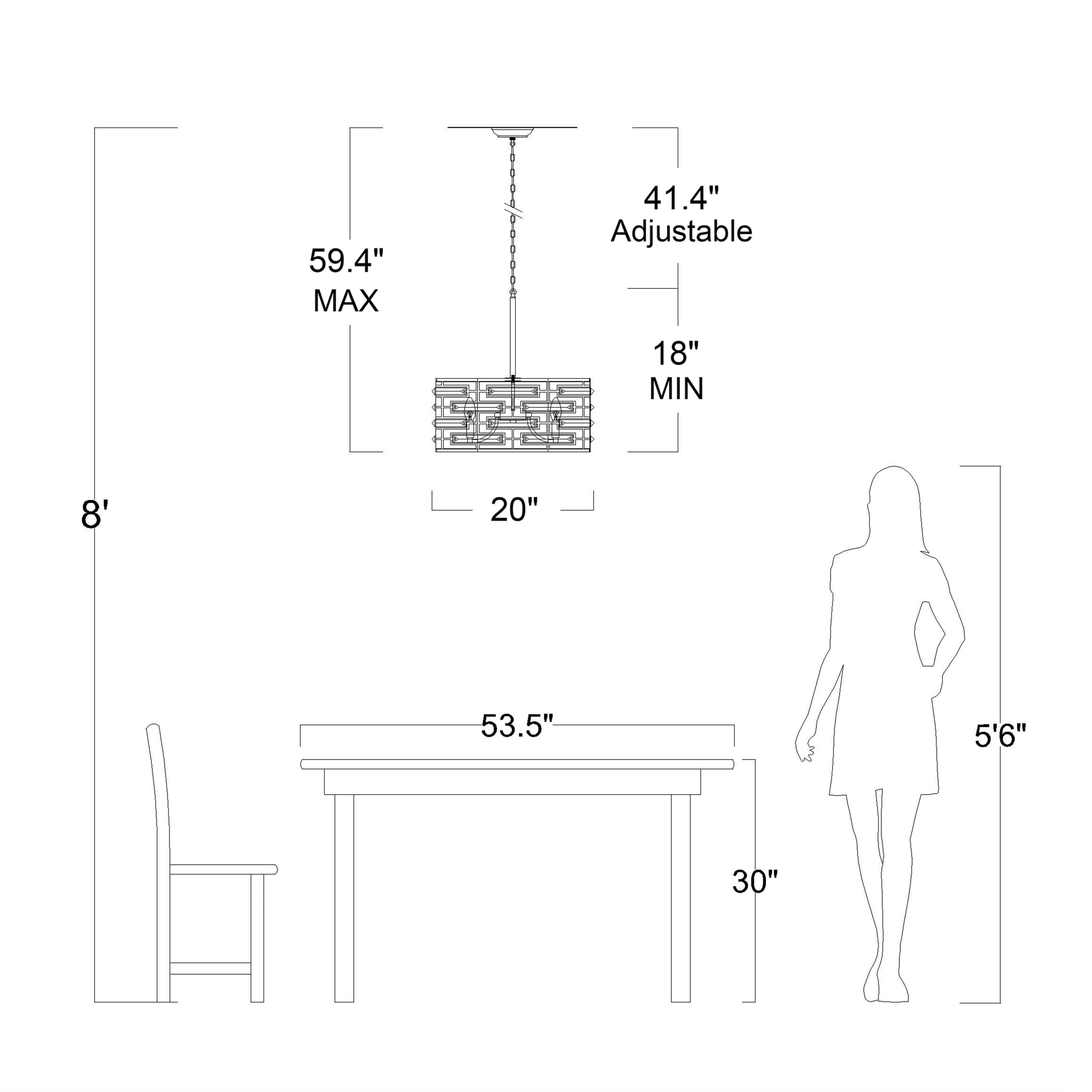 Lustre à abat-jour tambour Anita avec prisme en verre transparent