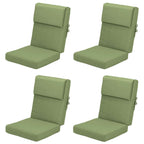 Lot de 4 coussins de chaise à dossier haut Aoodor Patio, 46 ​​x 21 x 4 pouces (coussins uniquement)