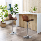 Tabouret de bar pivotant à hauteur réglable Art Leon, lot de 2