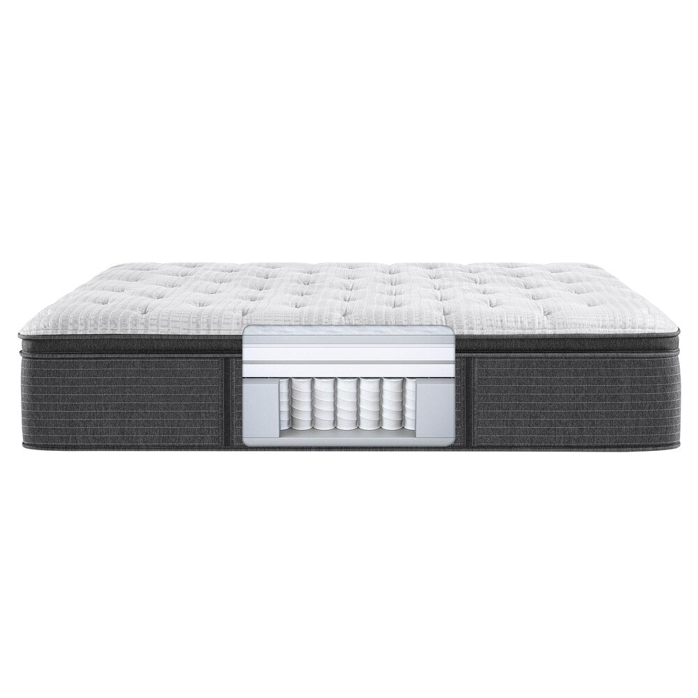 Matelas à plateau-coussin moyen Beautyrest Silver BRS900-C de 16 pouces