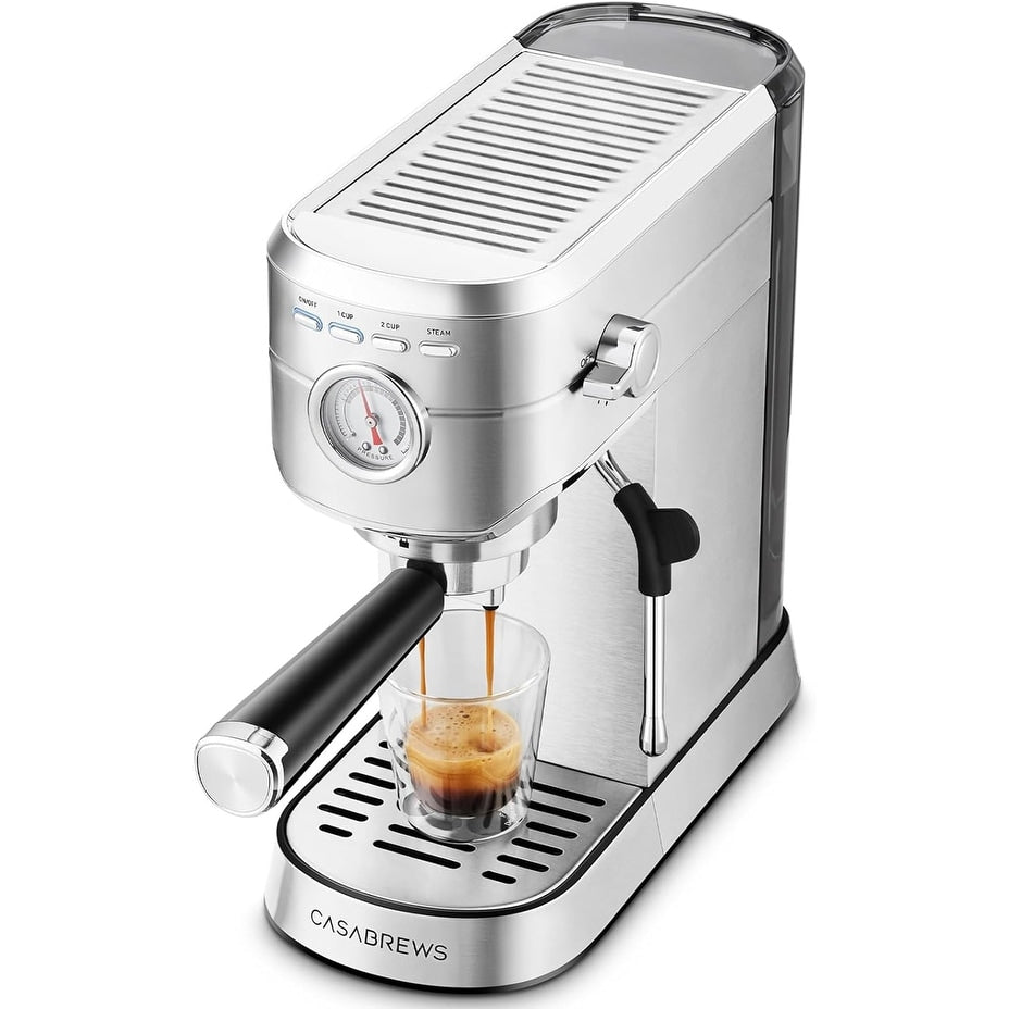 Machine à expresso CASABREWS CM5418 20 bars avec buse vapeur pour mousse de lait