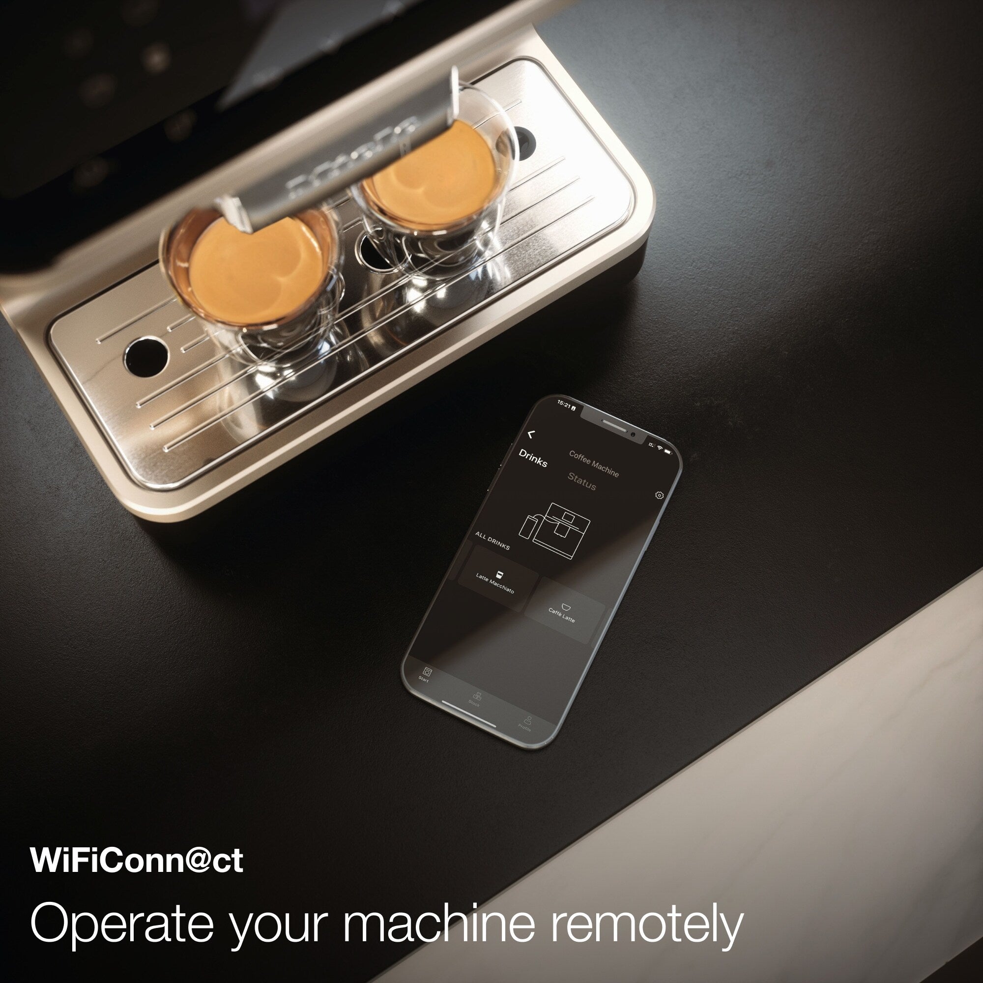 Machine à café de comptoir Miele CM 6160 MilkPerfection - Noir obsidienne