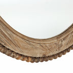 Miroir mural ovale de 81 cm avec cadre en bois Cameo, miroir mural de salle de bain - 31,89 H x 24 L x 1,26 P